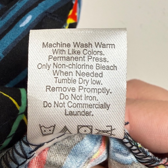 Burnside Mens Tropical Palm Print Lined Board Short Swim Trunks Medium - Picture 6 of 10